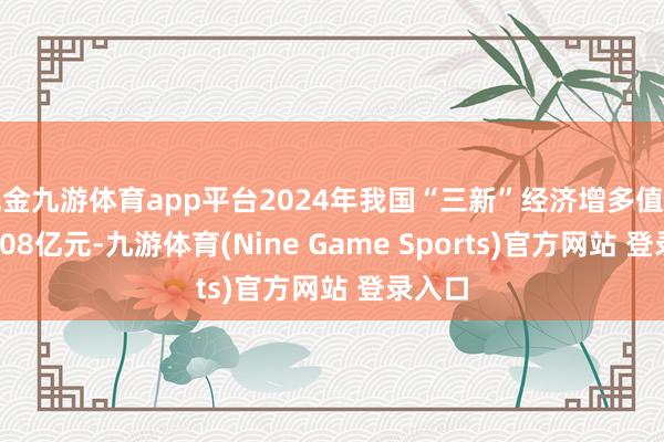 现金九游体育app平台2024年我国“三新”经济增多值为242908亿元-九游体育(Nine Game Sports)官方网站 登录入口